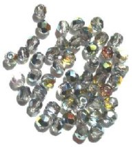 50 6mm Faceted Crystal Marea Firepolish Beads