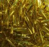 25 Grams 14mm Silver Lined Yellow Twisted Bugle Beads