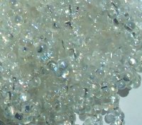 25 grams of 3x7mm Transparent Crystal AB Farfalle Seed Beads