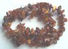 16 inch Strand of 7 to 9mm Cognac Medium Amber Nuggets