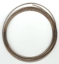 25 Feet of 14 Gauge Gunmetal / Antique Brass Artistic Wire