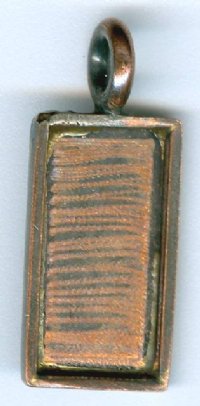 1 21x11x2mm Dazzle-It Antique Copper Rectangle Bezel Pendant Frame