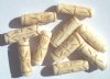 10 25x8mm Carved Oval Antiqued Worked on Bone