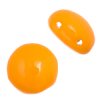 22, 8mm Opaque Orange Glass Candy Beads
