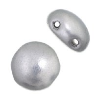 22, 8mm Silver Bronze Glass Candy Beads