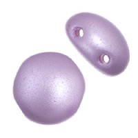 22, 8mm Pastel Lilac Pearl Glass Candy Beads
