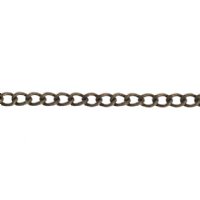 5 Meter Spool 3x2mm Curb Link Antique Brass Chain