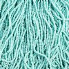10 Grams 13/0 Charlotte Seed Beads - Opaque Light Turquoise Green AB