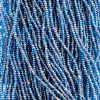 10 Grams 13/0 Charlotte Seed Beads - Transparent Blue AB