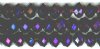 21 10x14mm Faceted Amethyst Lustre Chinese Crystal Donut Beads