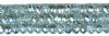 35 6x8mm Faceted Crystal Silver Lustre Chinese Crystal Donut Beads