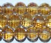 27 8mm Faceted Round Champagne AB Chinese Crystal Beads