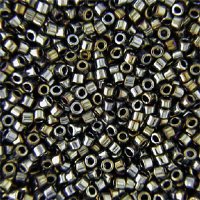 DB-0026 5.2 Grams of 11/0 Metallic Black Luster Delica Beads 