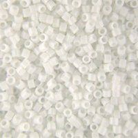 DB-0200 5.2 Grams of 11/0 Opaque Chalk White Delica Beads 