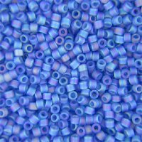 DB-0862 5.2 Grams of 11/0 Matte Transparent Aqua AB Miyuki Delica Beads