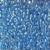 DB-1475 5.2 Grams of 11/0 Transparent Pale Sky Blue Lustre Miyuki Delica Beads