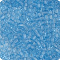 DB-0113 5.2 Grams of 11/0 Transparent Blue Lustre Delica Beads