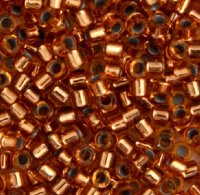DB-0181 5.2 Grams of 11/0 Silverlined Light Bronze Delica Beads
