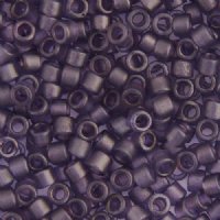 DB-0386 5.2 Grams of 11/0 Transparent Matte Glazed Violet Miyuki Delica Beads