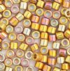 DB-0501 3.3 GRAMS of 11/0 24kt Gold AB Plated Delica Beads