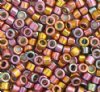 DB-0507 3.3 GRAMS of 11/0 24kt Pink Gold AB Plated Delica Beads