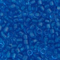 DB-0714 5.2 Grams of 11/0 Transparent Capri Blue Delica Beads