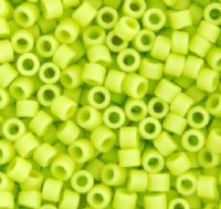 DB-0763 5.2 Grams of 11/0 Matte Opaque Chartreuse Delica Beads