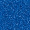 DB-0787 5.2 Grams of 11/0 Matte Transparent Dyed Capri Blue Miyuki Delica Beads