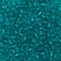 DB-1108 5.2 Grams of 11/0 Transparent Caribbean Teal Delica Beads