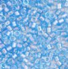 DB-1249 5.2 Grams of 11/0 Transparent Ocean Blue AB Delica Beads
