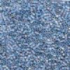 DB-1285 5.2 Grams of 11/0 Transparent Matte Azure Blue AB Delica Beads