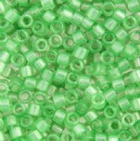 DB-1414 5.2 Grams of 11/0 Transparent Light Mint Green Delica Beads