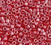 DB-1564 5.2 Grams of 11/0 Opaque Lustre Red Cadillac Delica Beads