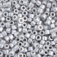 DB-1570 5.2 Grams of 11/0 Opaque Grey Ghost Luster Delica Beads