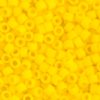 DB-1582 5.2 Grams of 11/0 Opaque Matte Canary Yellow Delica Beads