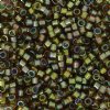 DB-1739 5.2 Grams of 11/0 Sparkling Mint Lined Topaz AB Delica Beads