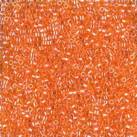 DB-1887 5.2 Grams of 11/0 Transparent Orange Lustre Delica Beads