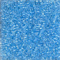 DB-1890 5.2 Grams of 11/0 Transparent Sky Blue Lustre Delica Beads