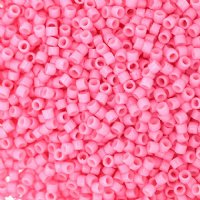 DB-2116 5.2 Grams of 11/0 Duracoat Opaque Dyed Pink Ceylon Delica Beads