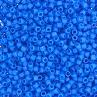 DB-2134 5.2 Grams of 11/0 Duracoat Opaque Dyed Cerulean Blue Delica Beads