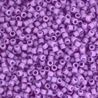 DB-2136 5.2 Grams of 11/0 Duracoat Opaque Dyed Lilac Delica Beads