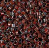 DB-2263 5.2 Grams of 11/0 Opaque Red Picasso Delica Beads