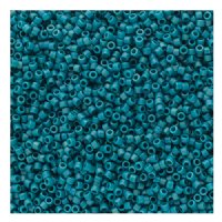 DB-2315 5.2 Grams of 11/0 Opaque Frosted Glazed Matte Rainbow Arctic Blue AB Delica Beads