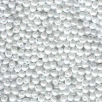 DP9420 - 20 Grams White Pearl 3.4mm Miyuki Magatama Drop Beads