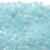DUO561000 - 10 Grams Milky Opal Aqua 2.5x5mm Super Duo Beads