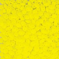 DUO525121 - 10 Grams Neon Yellow 2.5x5mm Super Duo Beads