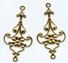 5 Pairs of 28x15mm Gold Plated Chandelier Drop Earrings