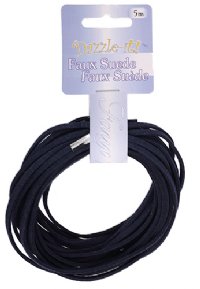5m of 2.7mm Navy Blue Faux Suede Lacing