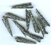 10 28x8mm Gunmetal Filigrae Cones
