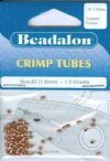  #2 Beadalon Bright Copper Crimp Tubes 1.5 Grams